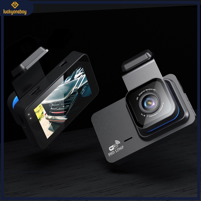 Camera Hành Trình wifi 3 "ips Hai Mặt Trước Và Sau 120 Độ° Máy Ghi Âm Lái Xe Góc Rộng