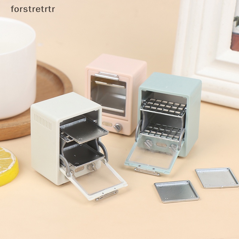 Forstretrtr Mô Hình Lò Vi Sóng mini Tỉ Lệ 1: 12 Trang Trí Nhà Búp Bê