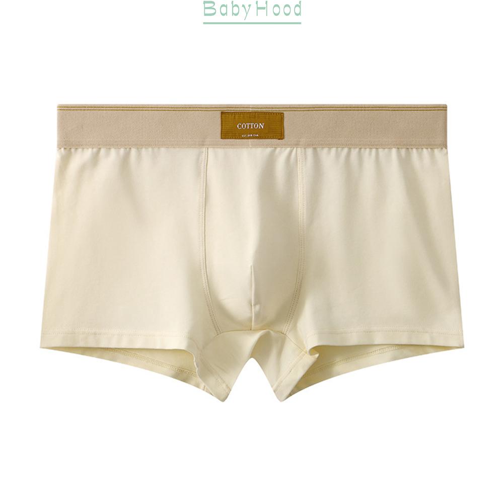 Men Oversized Mid-rise Boxer Brief Underwear Cotton Breathable Underpants Shorts#BBHOOD