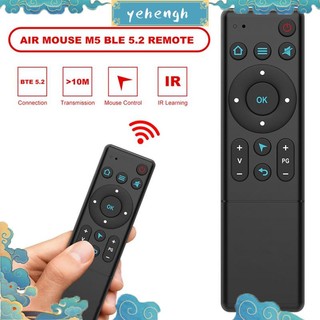 Chuột bay m5 bluetooth 5.2 không dây điều khiển từ xa cho tv thông minh / máy chiếu / tv box
