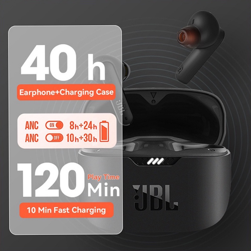 Jbl Tai Nghe Nhét Tai t230nc 230nc tws Chống Ồn Không Thấm Nước Kèm mic tai nghe bluetooth jbl | BigBuy360 - bigbuy360.vn