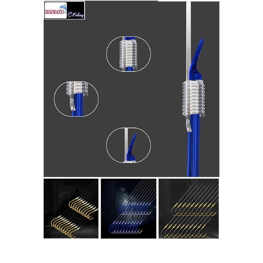 Lưỡi Câu Cá Đôi Buộc Sẵn Chuyên Câu Đài LC19 - ĐỒ CÂU VIỆT LONG