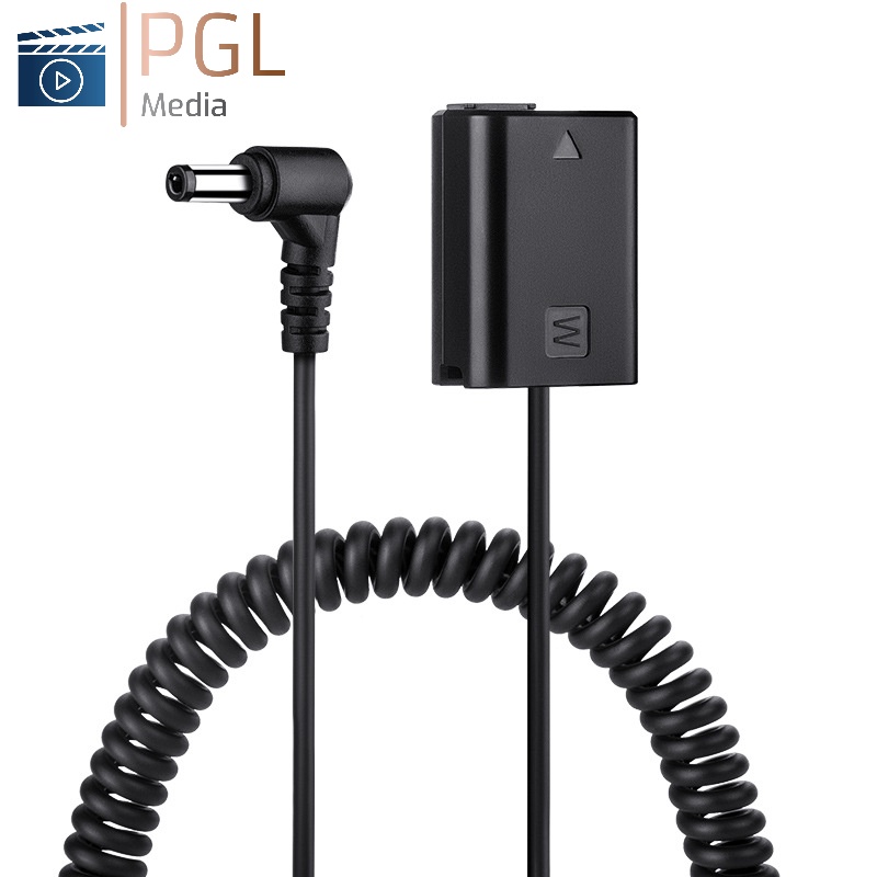 Pin ảo FW50, dummy FW50 dùng cho máy ảnh Sony alpha, đầu vào DC NP-FW50 ( PIN ẢO FW50 - DC )