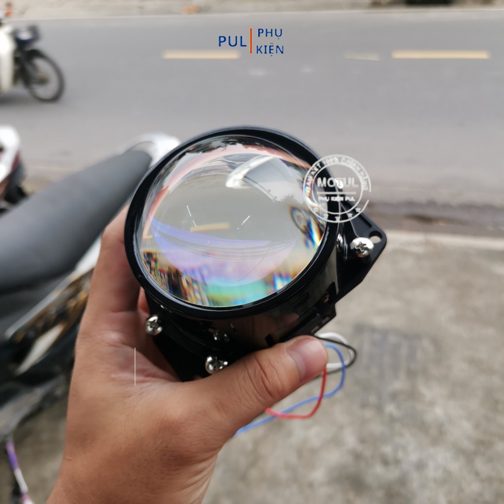 Đèn pha led bi cầu KENZO S500 PRO 2023 công suất 55/65W giá 1 bóng