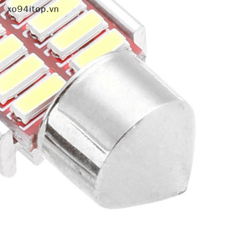 Xoitop Set 2 Đèn led 31mm 4014 12smd c5w Chuyên Dụng Cho Xe Hơi vn