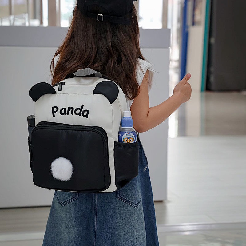 Ba Lô mini Siêu Nhẹ In Họa Tiết Hoạt Hình Gấu Trúc Dễ Thương Cho Bé Mẫu Giáo