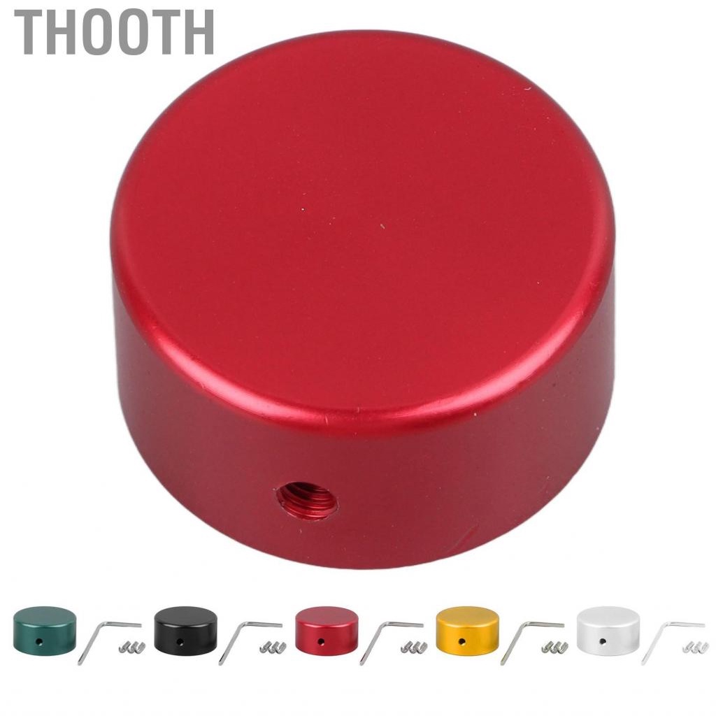 Thooth Guitar Effect Pedal Knob Hat  Aluminum Stylish Footswitch Topper Multi Functional for Replacement