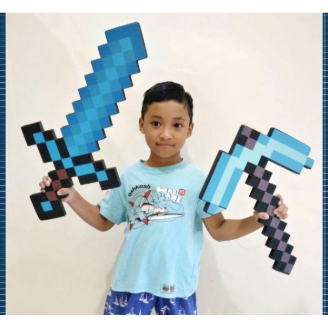 Ma minecraft Mô Hình Nhân Vật Hoạt Hình Bằng Xốp eva Cho Bé