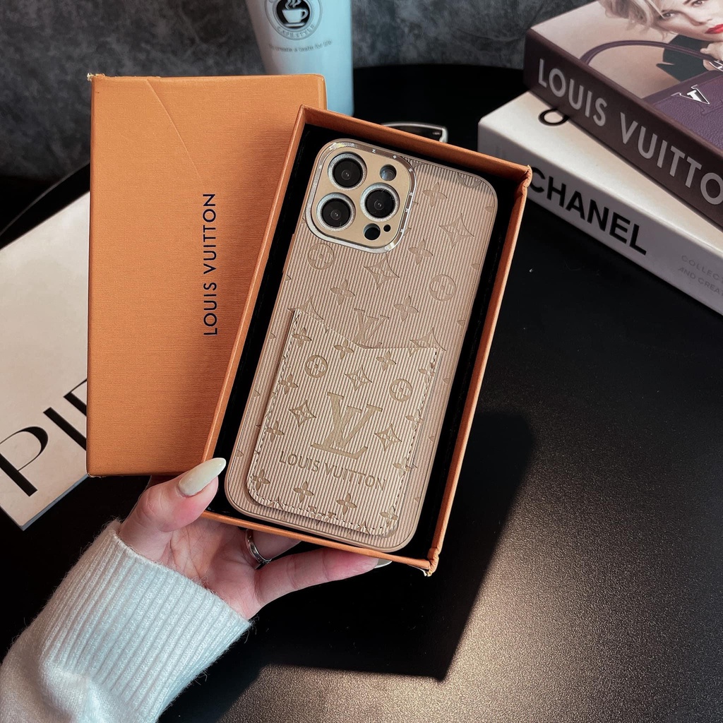 Ốp EO VÌ BVC VÀNG KÈM VÍ ĐỰNG THẺ SANG CHẢNH 7plus/8plus/x/xs/xsmax/11/11promax/12PROMAX/13promax/14promax