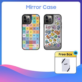 Ốp Điện Thoại Cứng Tráng Gương In Hình pokemon Cho iphone 11 12 13 14 15 plus pro max