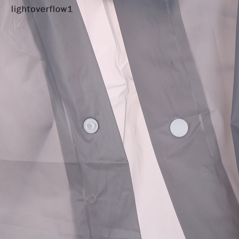 Áo Mưa Trong Suốt Có Nút Gài Bảo Vệ Chống Mưa