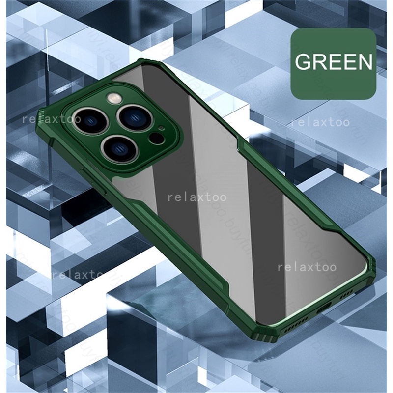 Shockproof Clear Case For iPhone 15 Pro Max Plus 15Plus 15ProMax 5G 2023 Transparent Acrylic Phone Case For iPhone15 Soft TPU Silicone Camera Lens Protect Back Casing Cover