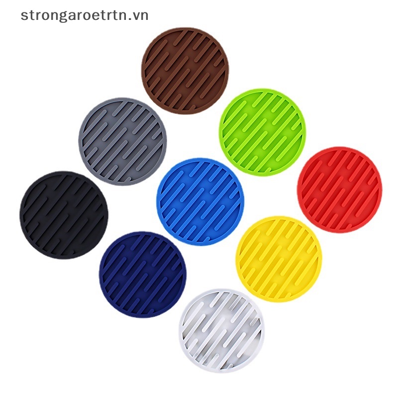 Đế Lót Ly silicone Chịu Nhiệt Chống Trượt Hình Tròn