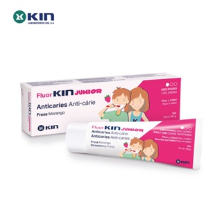 Kem Đánh Răng Fluor Kin Junior Hương Dâu Cho Bé Từ 6-12 Tuổi 75ml