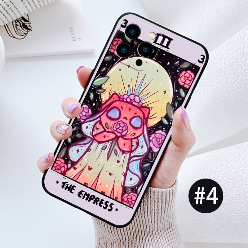 Ốp Điện Thoại Mềm Hình Lá Bài tarot Cho iphone14 promax / iphone14 / iphone13 / iphone13pro max / mi ni iphone12 mini iphone12 promax iphone12
