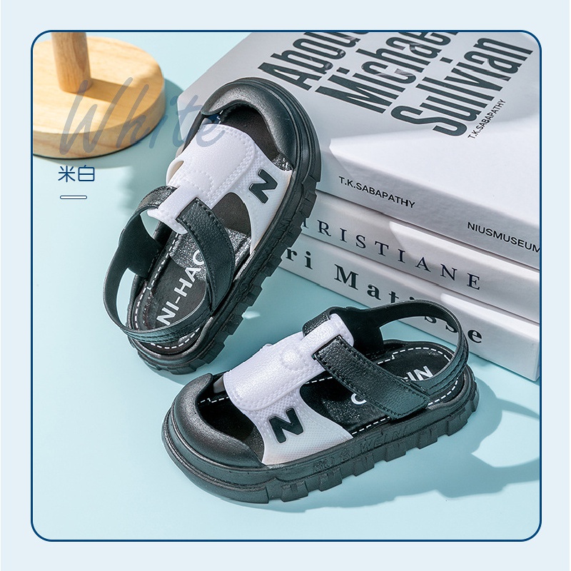 Mới Dép sandal Đế Mềm Chống Trượt In Hình Hoạt Hình Thời Trang Mùa Hè Dành Cho Trẻ Em