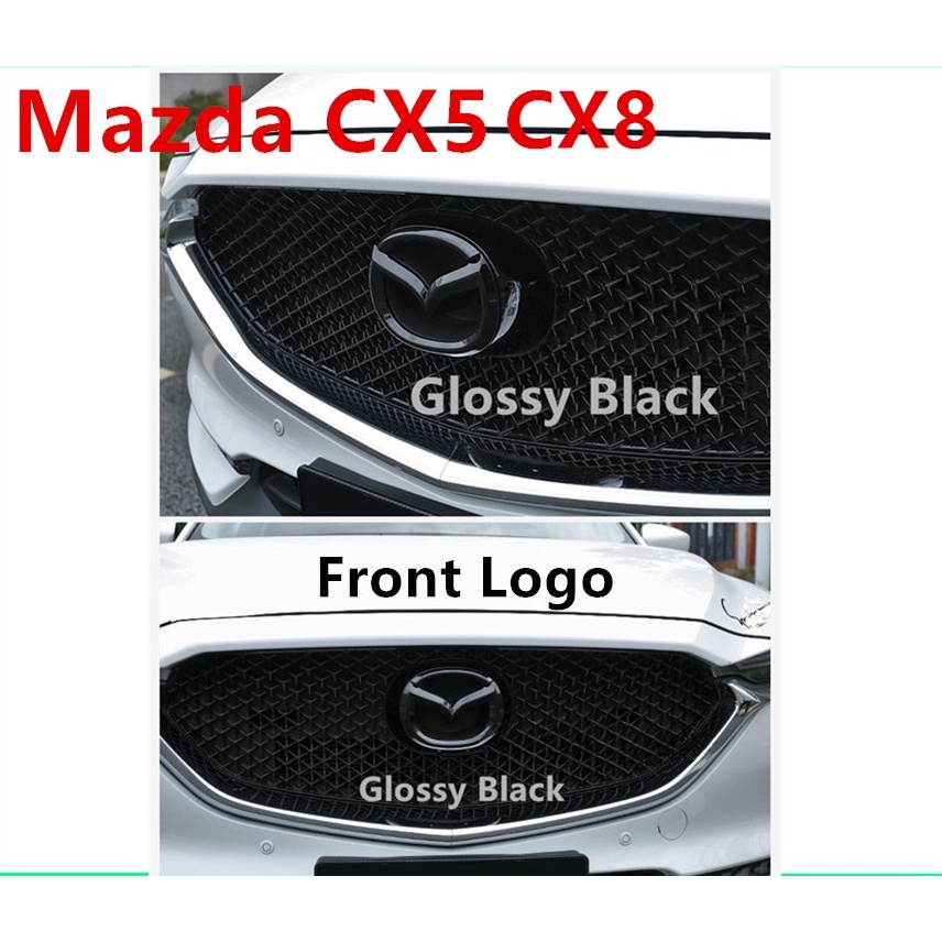 Mazda Ốp logo 3d Bằng Sợi carbon Cao Cấp Cho Xe Hơi mazda cx5 cx8 2017-2023 cx-5 cx-8