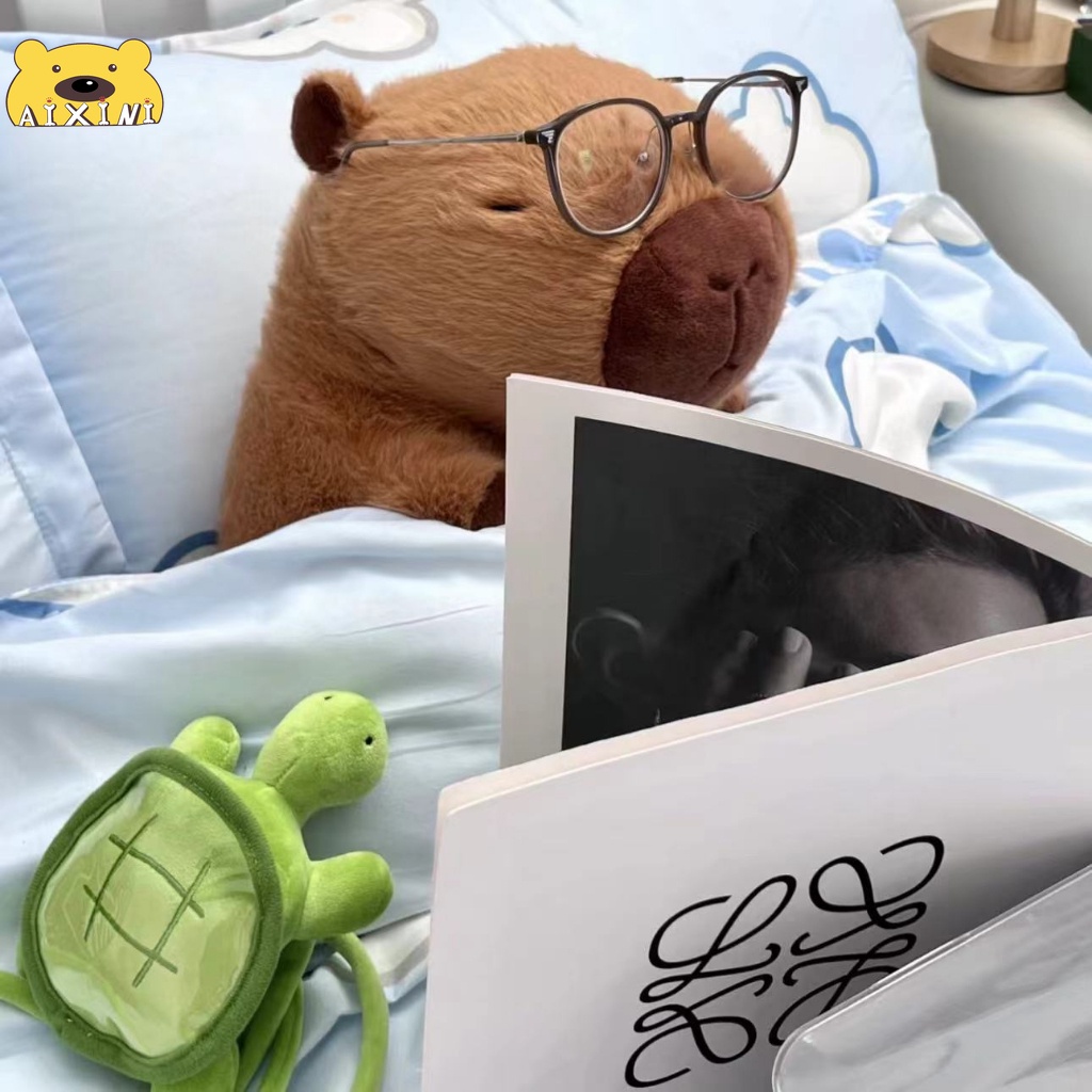 Gấu Bông Capybara Bông Gối Ôm Nhồi Bông Capybara Đáng Yêu