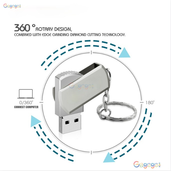 Ổ Đĩa Mềm Xoay 1tb 2tb 128gb usb 1gb 8gb 16gb 32gb 64gb Chống Thấm Nước