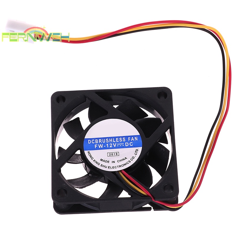 1 Chiếc Quạt Tản Nhiệt 12v 3pin 6010 60mm 60 * 60mm Chất Lượng Cao