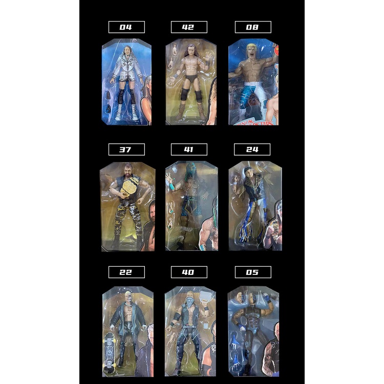 Aew wrestler Búp Bê Có Vòng Đệm Có Thể Di Chuyển Kích Thước 6 inch Nhân Vật Nhân Vật Siêu Anh Hùng Có Sẵn