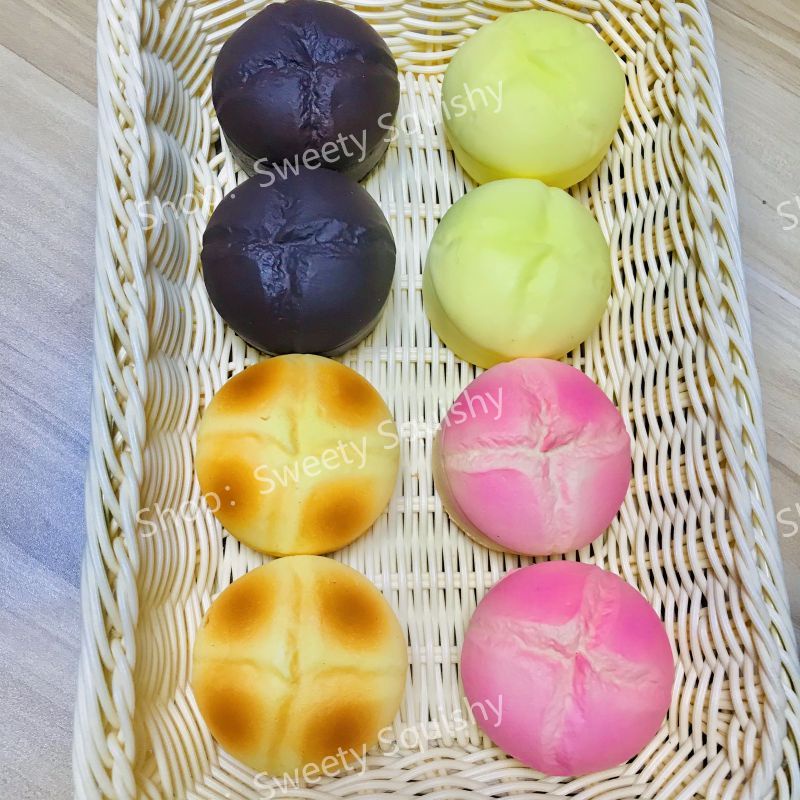 Đồ Chơi squishy mini Hình Bánh Mì Đáng Yêu Đồ Chơi Giảm Stress