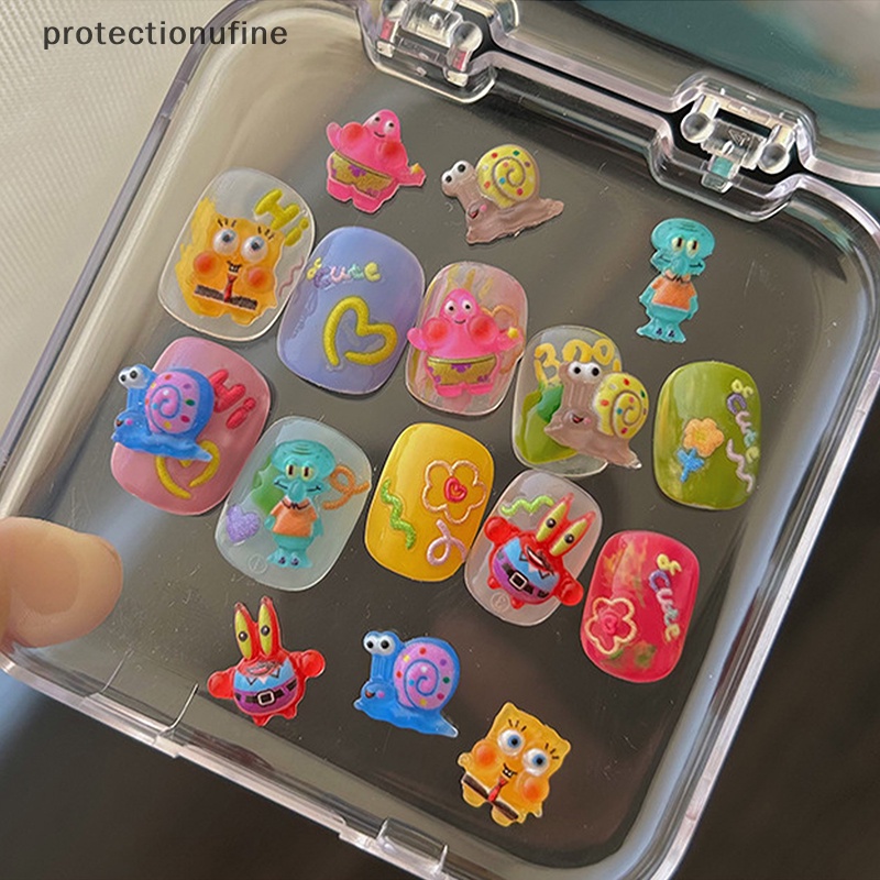 1 Hộp Phụ Kiện Trang Trí Móng Tay Nghệ Thuật 3d Hình hello kitty kuromi mymelody diy