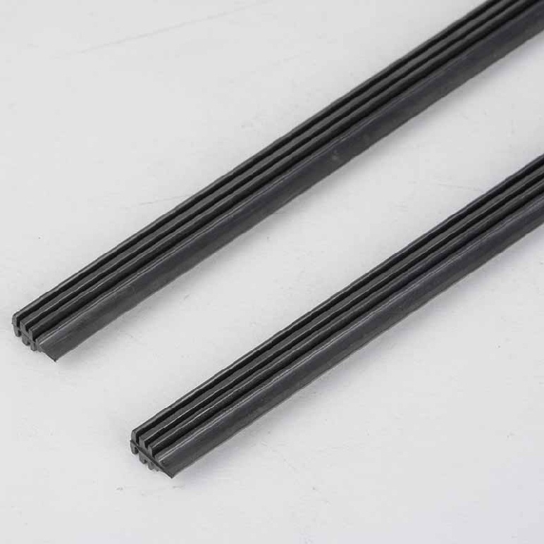 2pcs 28" 6mm Universal Car Rubber Frameless Windshield Wiper Blade Refill