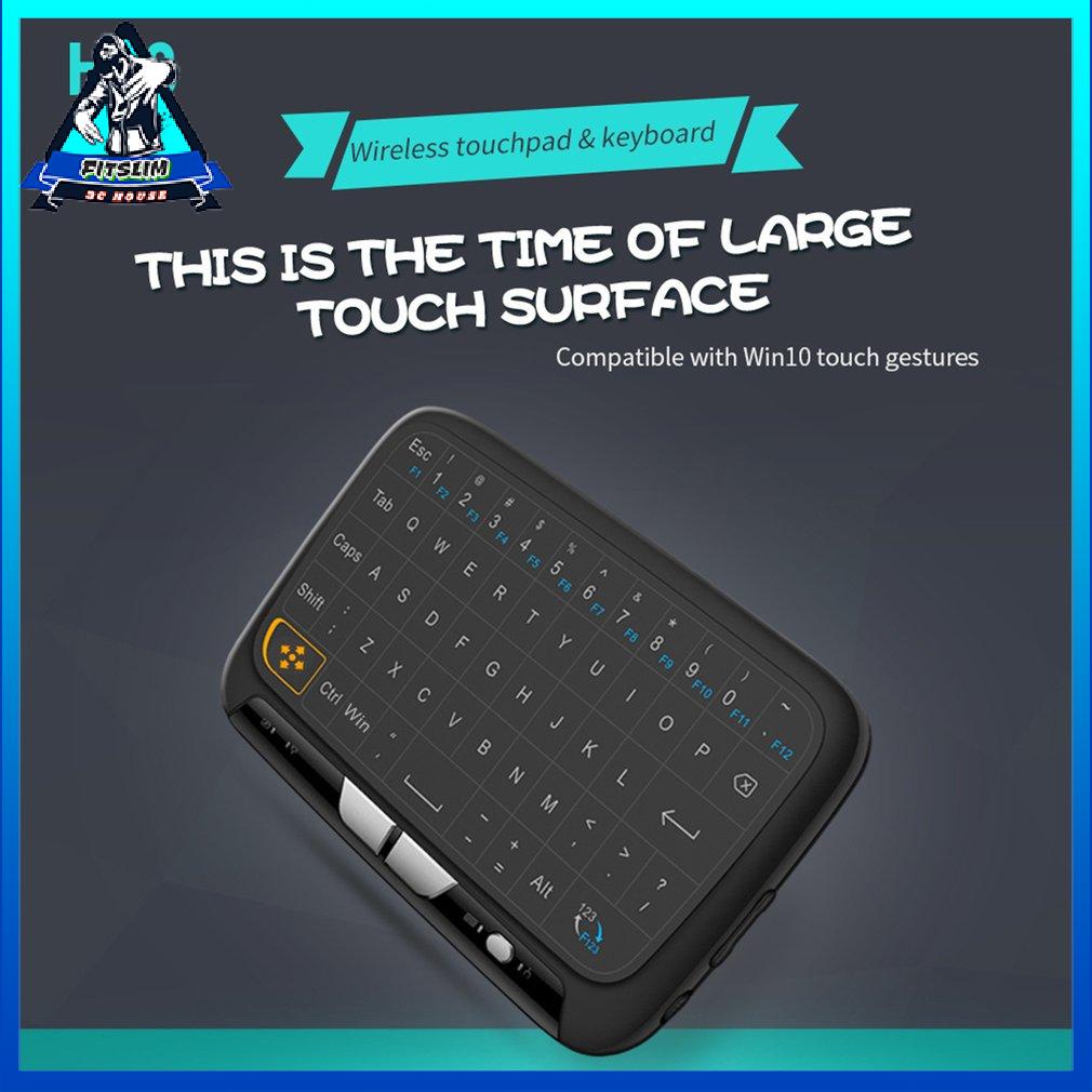 H18+ Wireless Air Mouse Mini Keyboard Full Screen Touch 2.4Ghz Touchpad
