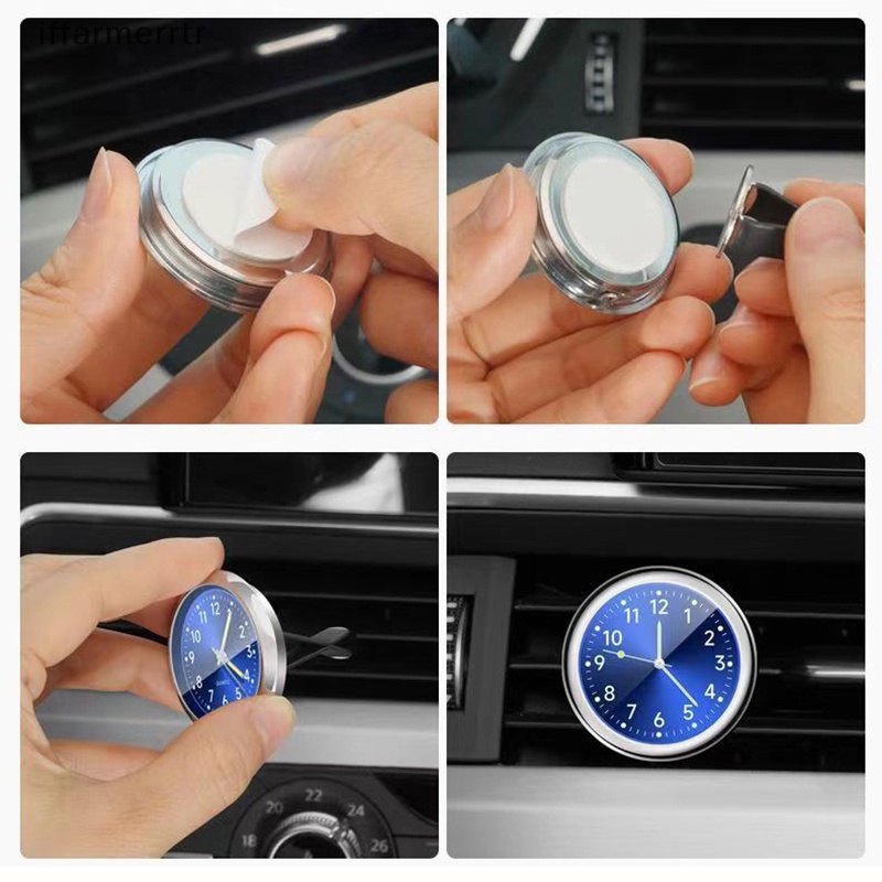 Đồng Hồ Điện Tử mini Chống Thấm Nước Trang Trí Xe Hơi / Xe Máy