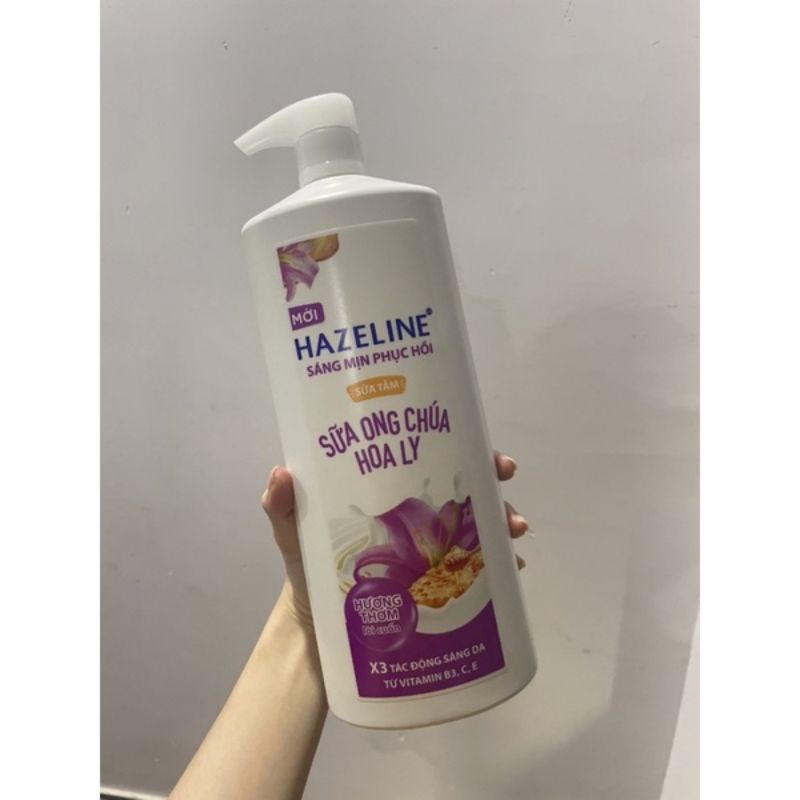 Sữa tắm dưỡng thể thiên nhiên trắng sáng da Hazeline 1kg