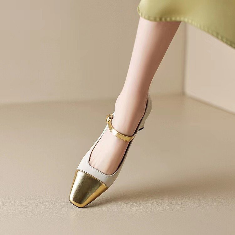 Giày Cao Gót Mũi Nhọn Màu Sắc Thời Trang Dành Cho Nữ