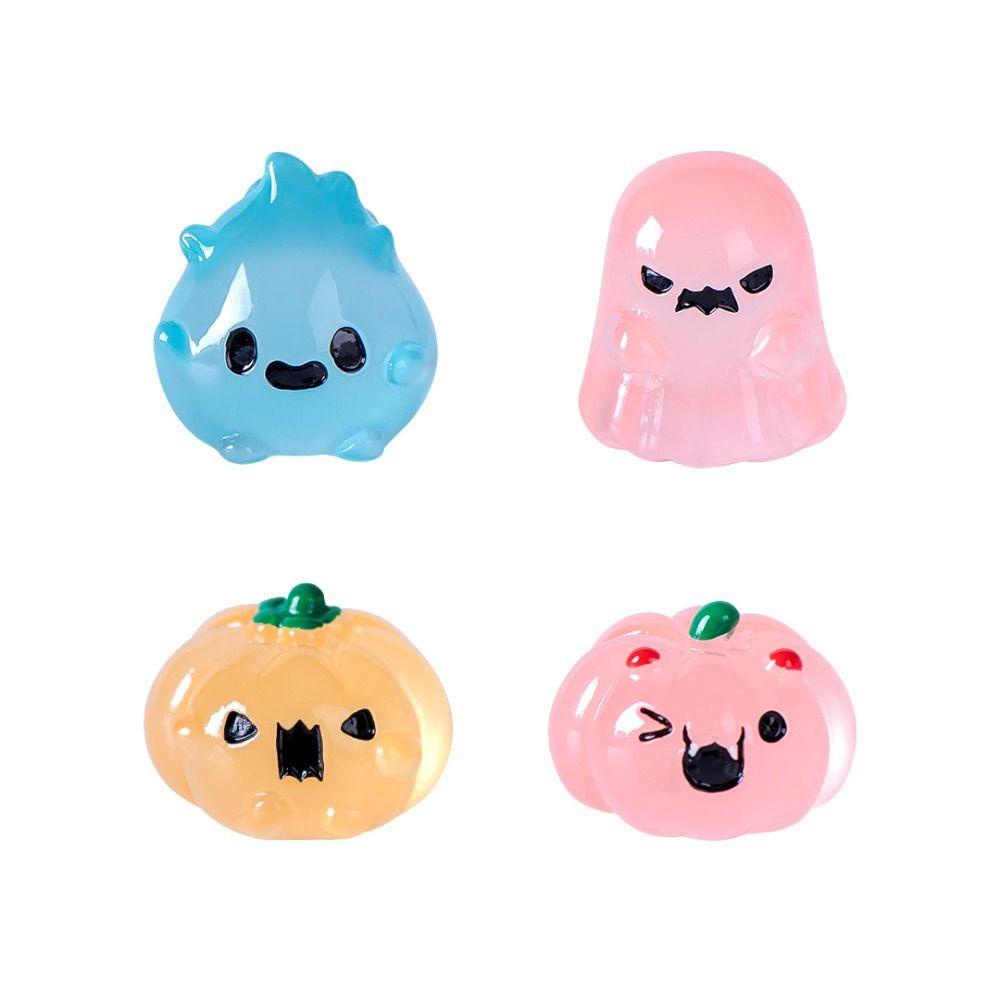 Tượng Ma Bí Ngô Dạ Quang Phát Sáng Bằng Nhựa resin Trang Trí halloween