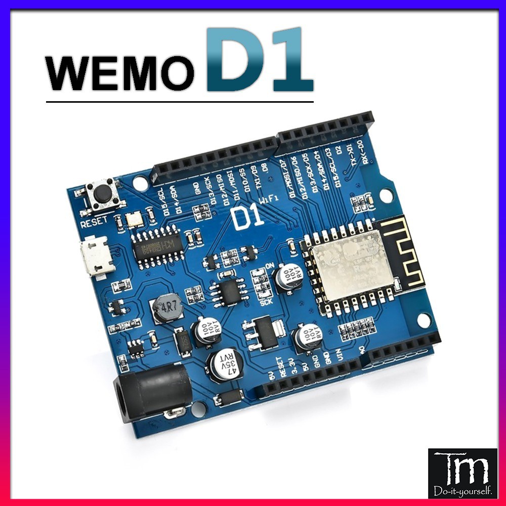Mạch Arduino Wifi ESP8266 NodeMCU Lua WeMos D1 R2