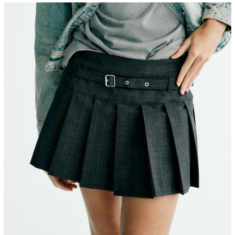Zara Quần Short Giả Váy Xếp Ly Lưng Vừa Thời Trang Mùa Thu 234391506 3067518