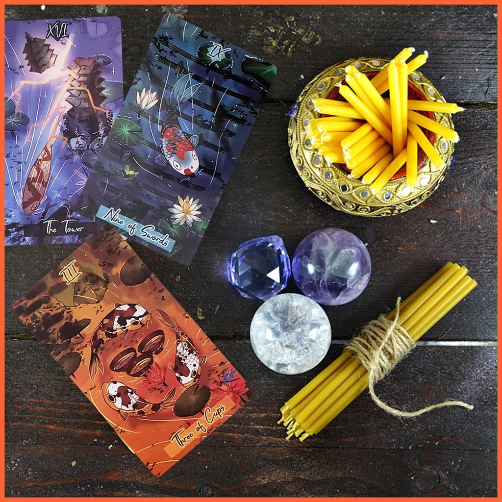 Nishikigoi Bộ Bài tarot Phiên Bản Tiếng Anh