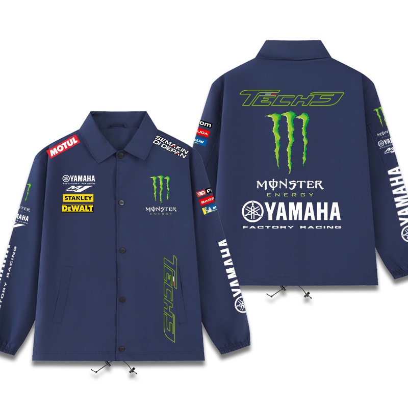 Yamaha Áo Khoác Dáng Rộng Thời Trang Đi Xe Mô Tô Cho Nam Và Nữ