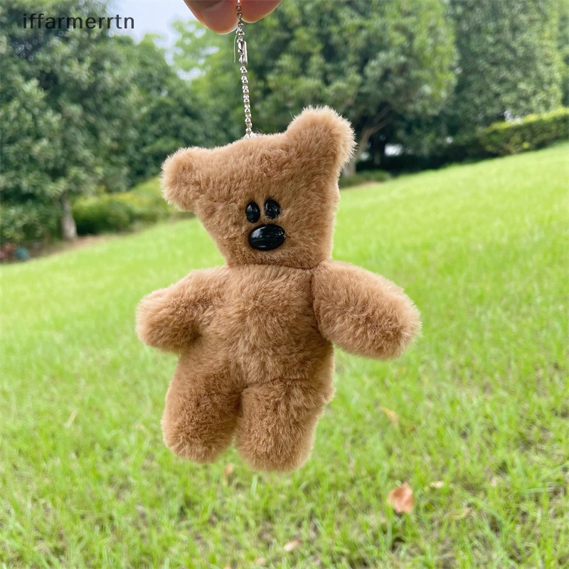 Iff Móc Khóa Gấu Nhồi Bông Mềm Mại Dễ Thương Thời Trang Làm Quà Tặng Sinh Nhật Cho Bé Gái