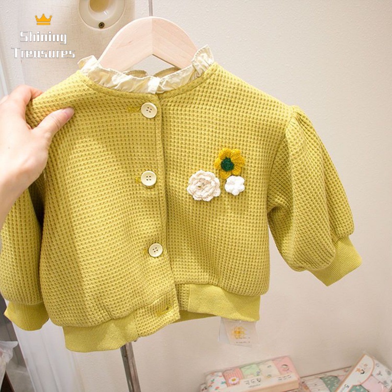 ShiningTreasures áo khoác bé gái áo khoác cho bé gái áo len cho bé gái Thời trang và thoải mái 2023 NEW style KCS23936O4 39Z230927