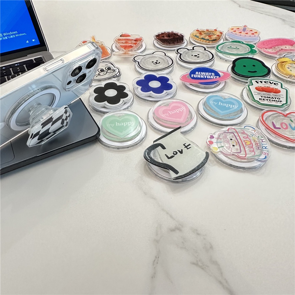 Dễ Thương Giá Đỡ Điện Thoại Có Nam Châm Hình Bánh Kem Đáng Yêu