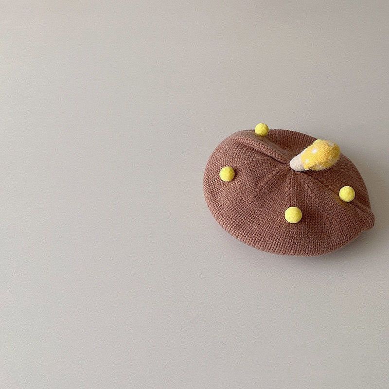 Mũ Nồi Len Dệt Kim Thời Trang Thu Đông Hàn Quốc Dành Cho Bé Trai Và Bé Gái