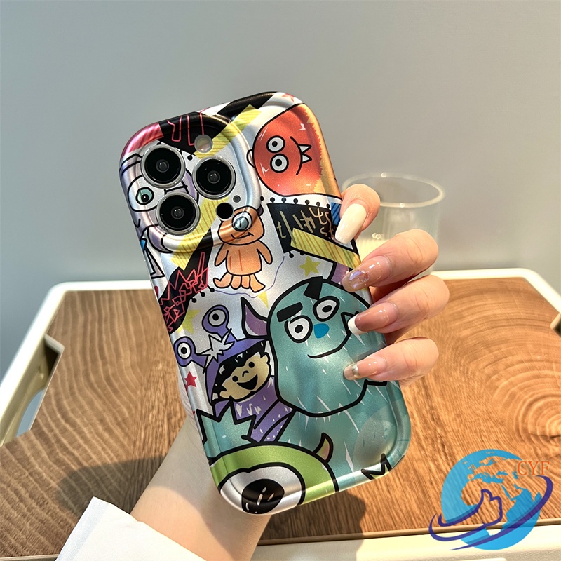 Ốp Điện Thoại Silicon Họa Tiết graffiti Cho iphone 15 14 13 12 11 pro max