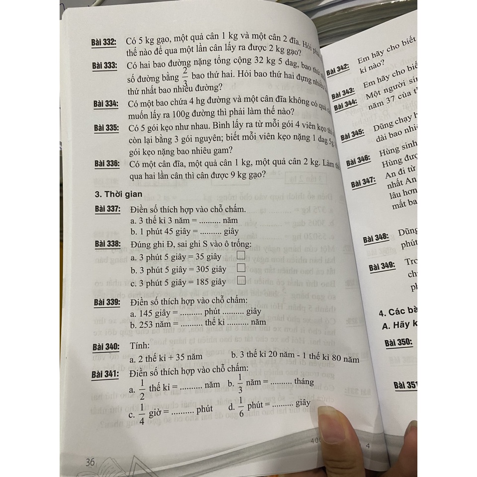 Sách -Tuyển Chọn 400 Bài Tập Toán 4