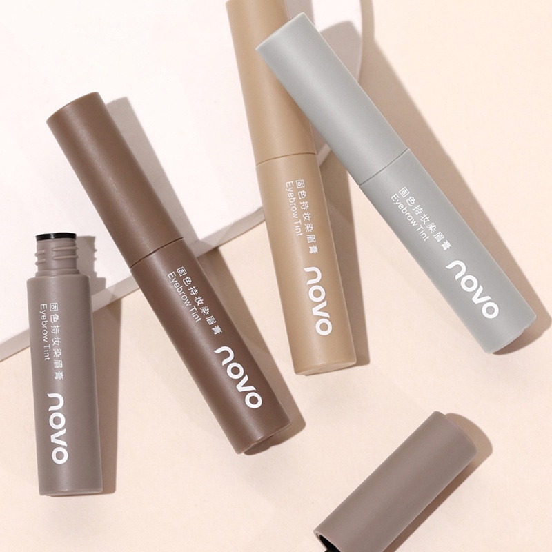 Kem Nhuộm Lông Mày Dạng Lỏng NOVO Chống Thấm Nước Không Phai Màu Trang Điểm Tự Nhiên Lâu Trôi  HB