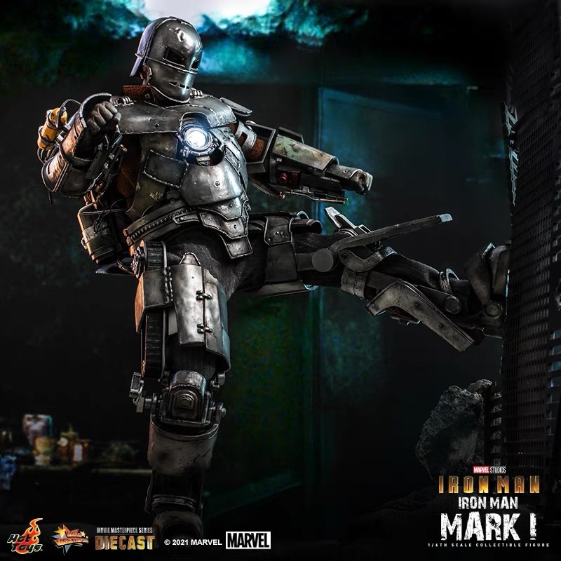 Hàng đẹp Mô hình Hottoys 1/6 MMS-605 D40: Iron-man Mark 1 cực chất