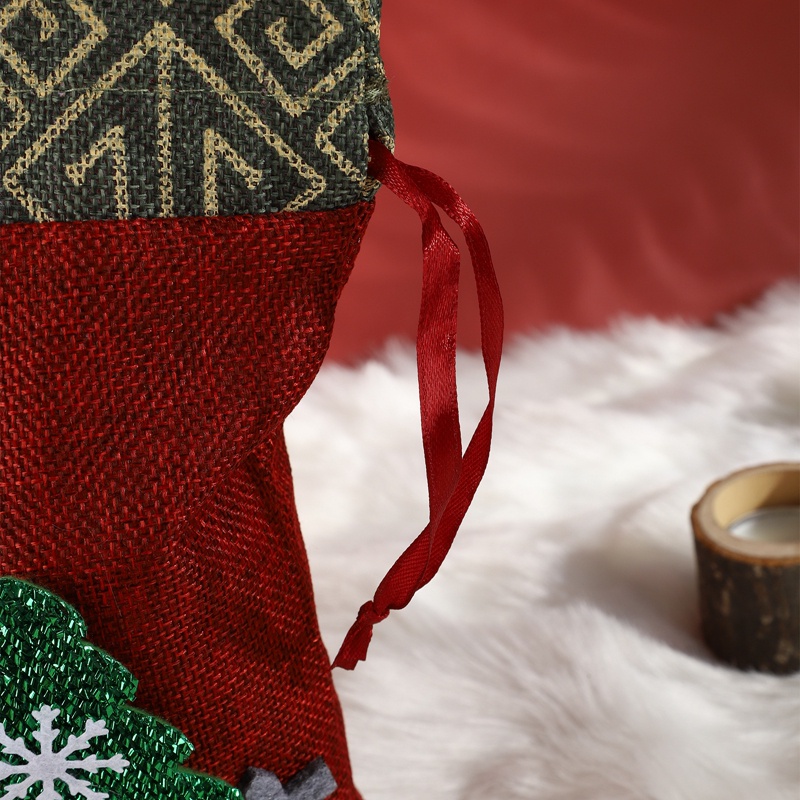 Túi Dây Rút Đựng Kẹo Giáng Sinh Năm Mới