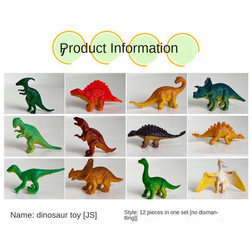 Set 12 Mô Hình Khủng Long mini 26edie Bằng Cao Su Mềm
