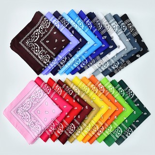 Khăn BANDANA Streetwear siêu nhiều màu 54cm Khăn Streetwear siêu nhiều màu, Bandana thời trang hàng ngày,đi xe đạp GIUSE