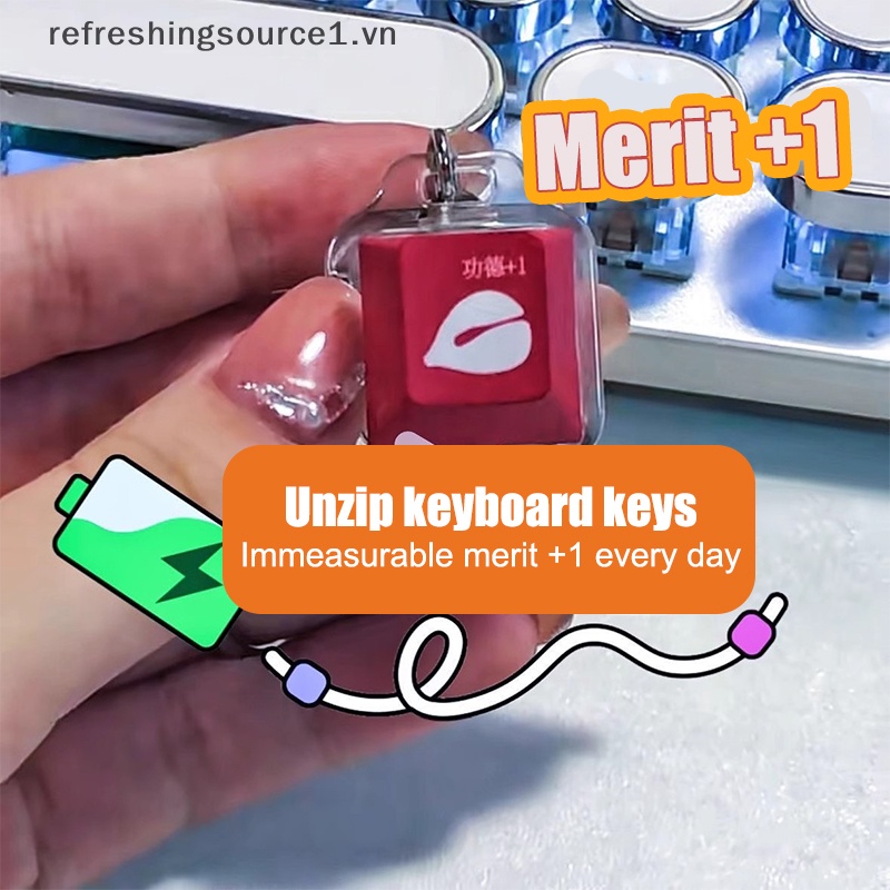 Đồ Chơi Mặt Vòng cổ Đèn led + 1 Nút Bàn Phím Cơ Giảm Căng Thẳng