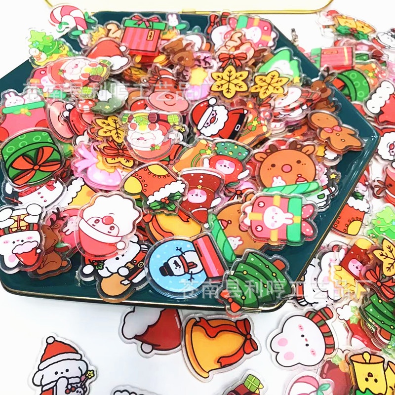 50 Cái 2cm acrylic Giáng Sinh